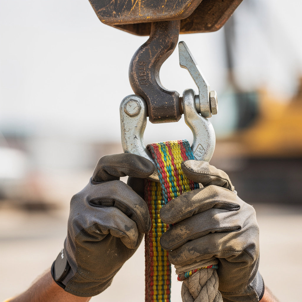 Specialty Crane & Rigging team performing precision crane rigging for a construction project in Santa Barbara
